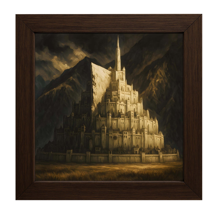 Minas Tirith - Pán prstenů - Dřevěné puzzle