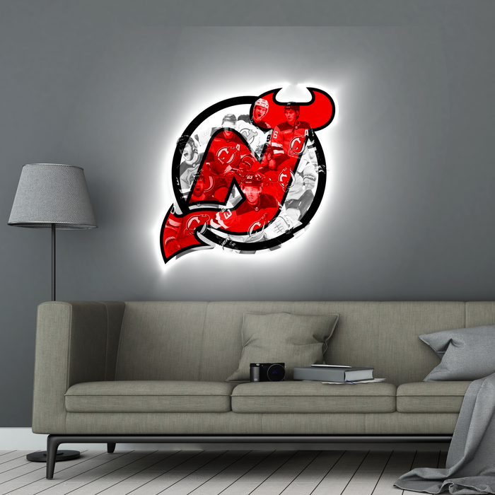 Svítícií obraz New Jersey Devils