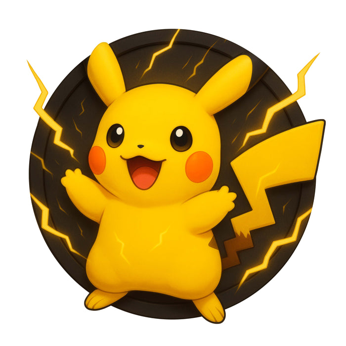 Dřevěné puzzle Thunder Buddy - Pikachu