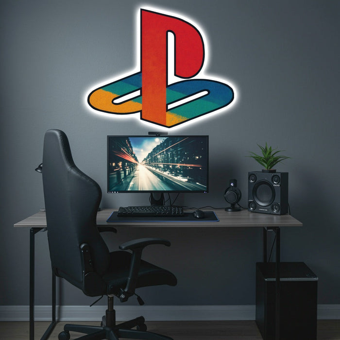 Svítícií  obraz - Playstation - logo