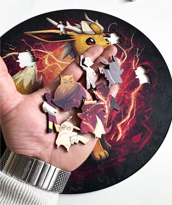 Pokémon Eevee - Dřevěné puzzle
