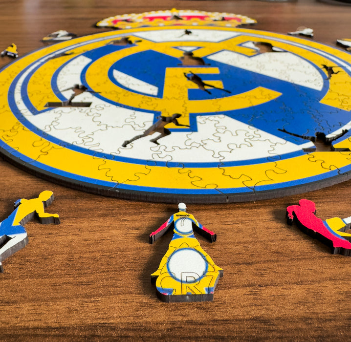 Real Madrid - legendy - dřevěné puzzle