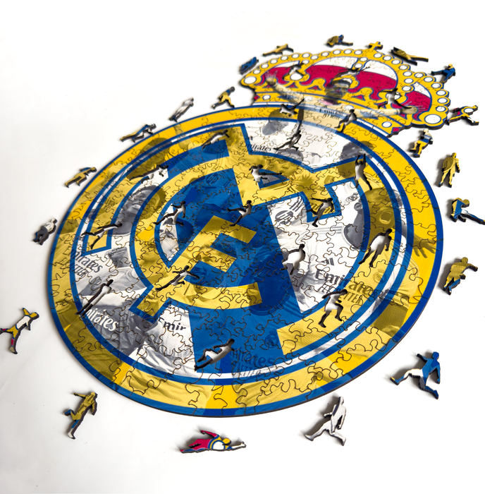 Real Madrid - hráči - dřevěné puzzle
