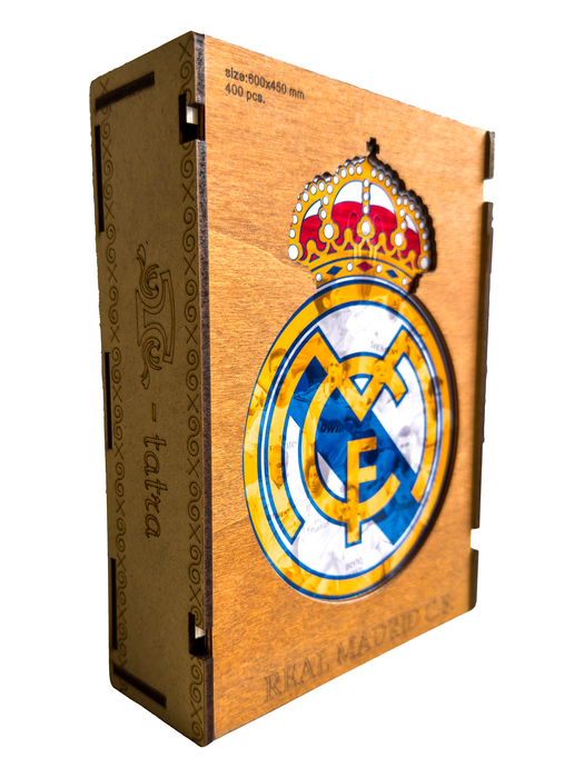 Real Madrid - Mramor a mech - Dřevěné puzzle