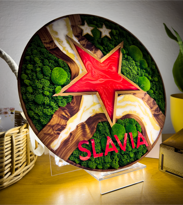 Stolní lampa Slavia - Moss kingdom