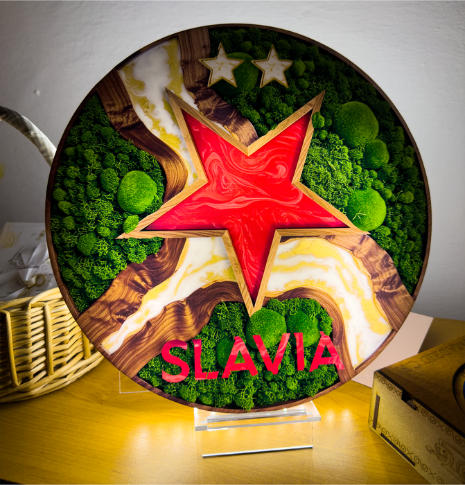 Stolní lampa Slavia - Moss kingdom