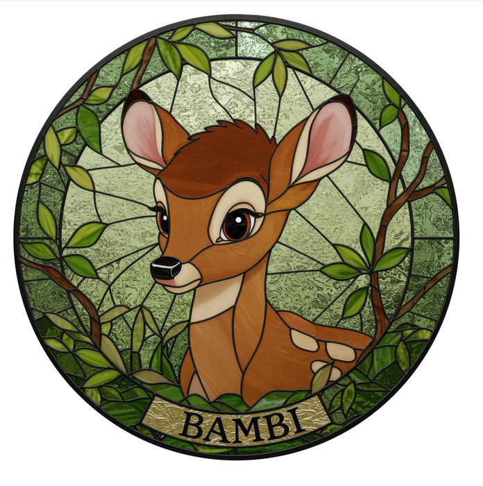 Skleněné puzzle - Bambi - Dřevěné puzzle