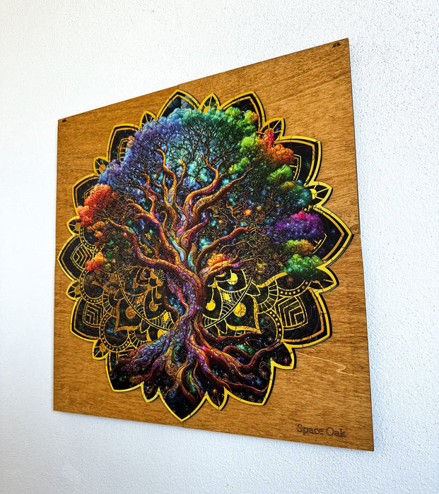 Dřevěný rám na puzzle - 3D