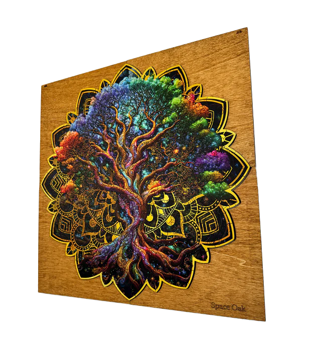 Wooden frame for Puzzles - 3D