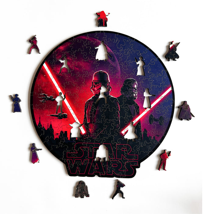 Star Wars - Síla a temnota - Dřevěné puzzle