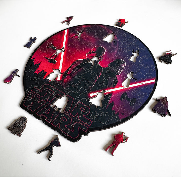 Star Wars - Síla a temnota - Dřevěné puzzle