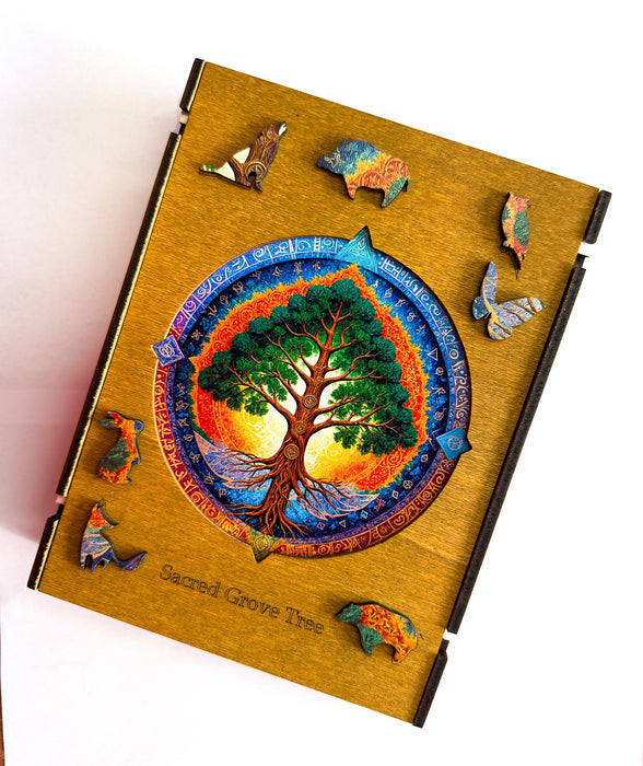 Horse - moss - Wooden Jigsaw Puzzle