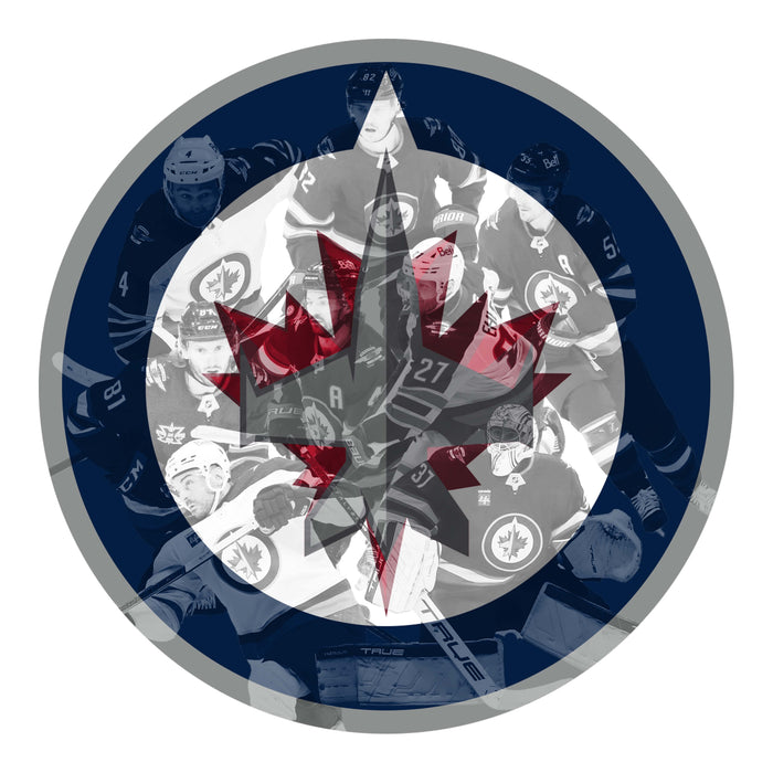 Winnipeg Jets - players - Wooden Jigsaw Puzzle
