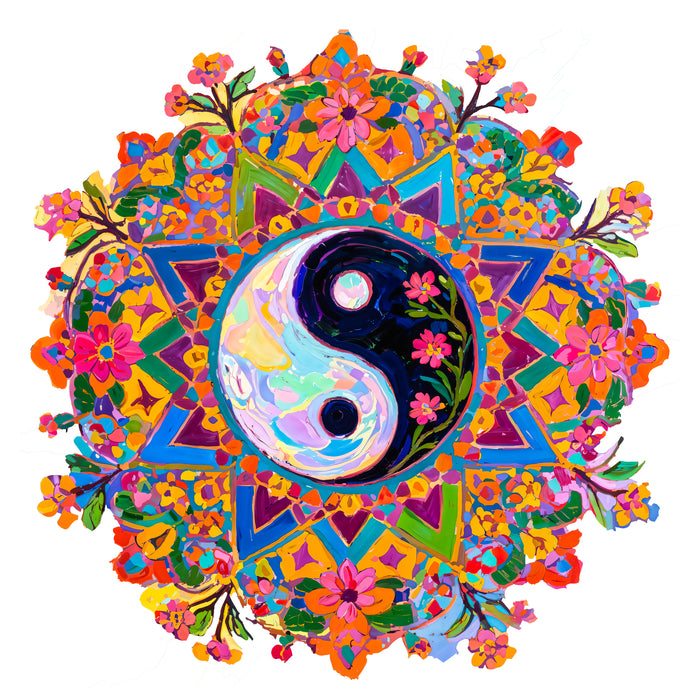 LED Printed Paitings - Yin Yang Harmony