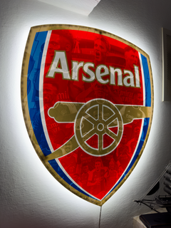 Svítícií obraz Arsenalu - hráči