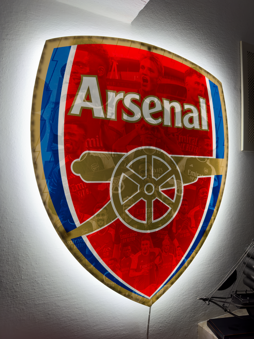 Svítícií obraz Arsenalu - hráči
