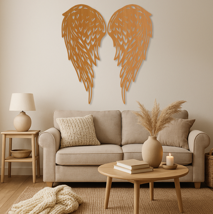 Wooden Wall Decor - Angel Wings