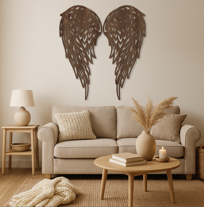 Wooden Wall Decor - Angel Wings
