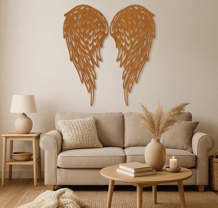 Wooden Wall Decor - Angel Wings