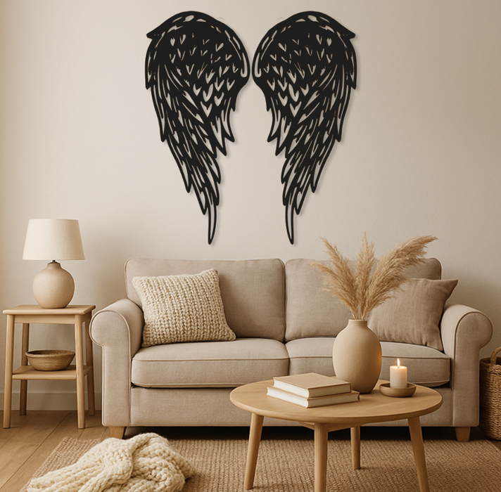 Wooden Wall Decor - Angel Wings
