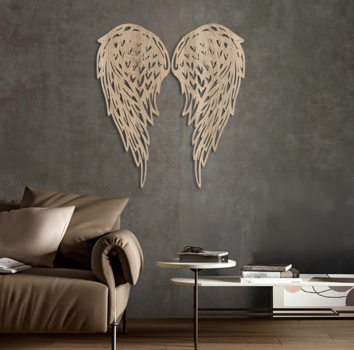 Wooden Wall Decor - Angel Wings