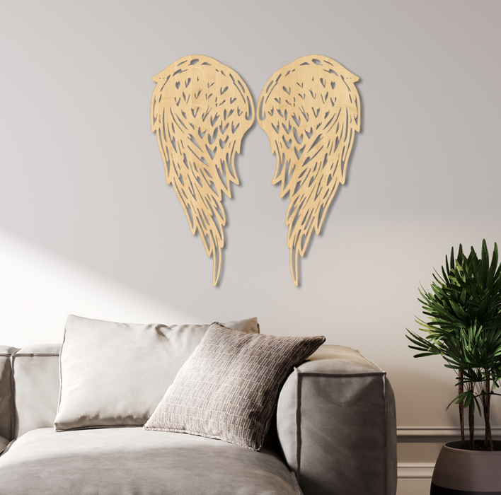 Wooden Wall Decor - Angel Wings