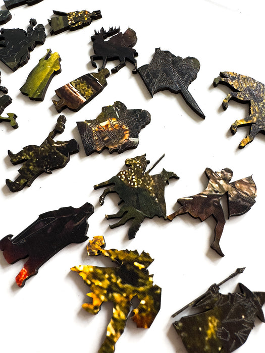 Hobbit - Smaug - dřevěné puzzle