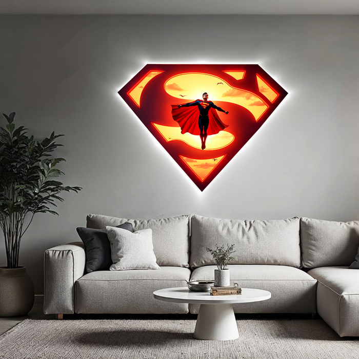 Svítícií obraz - Superman