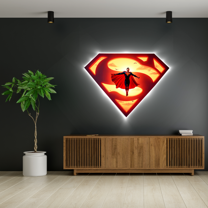 Svítícií obraz - Superman